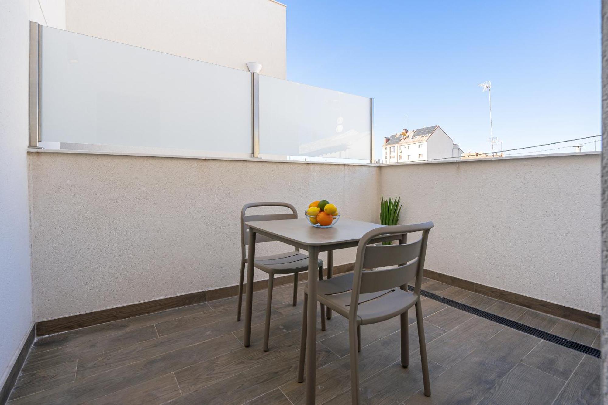 Apartamento con terraza
