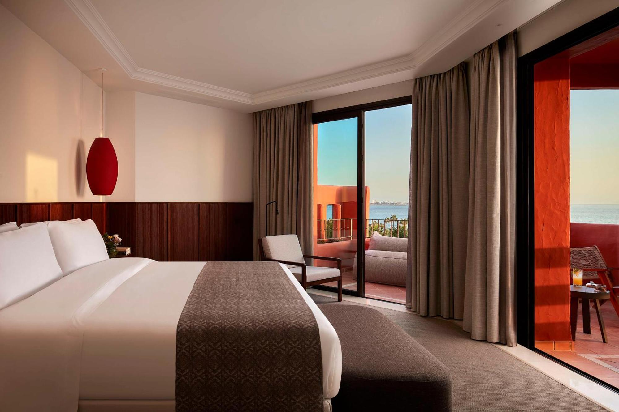 Suite met Terras en Extra Bed en Uitzicht op de Oceaan (2 Volwassenen + 2 Kinderen)