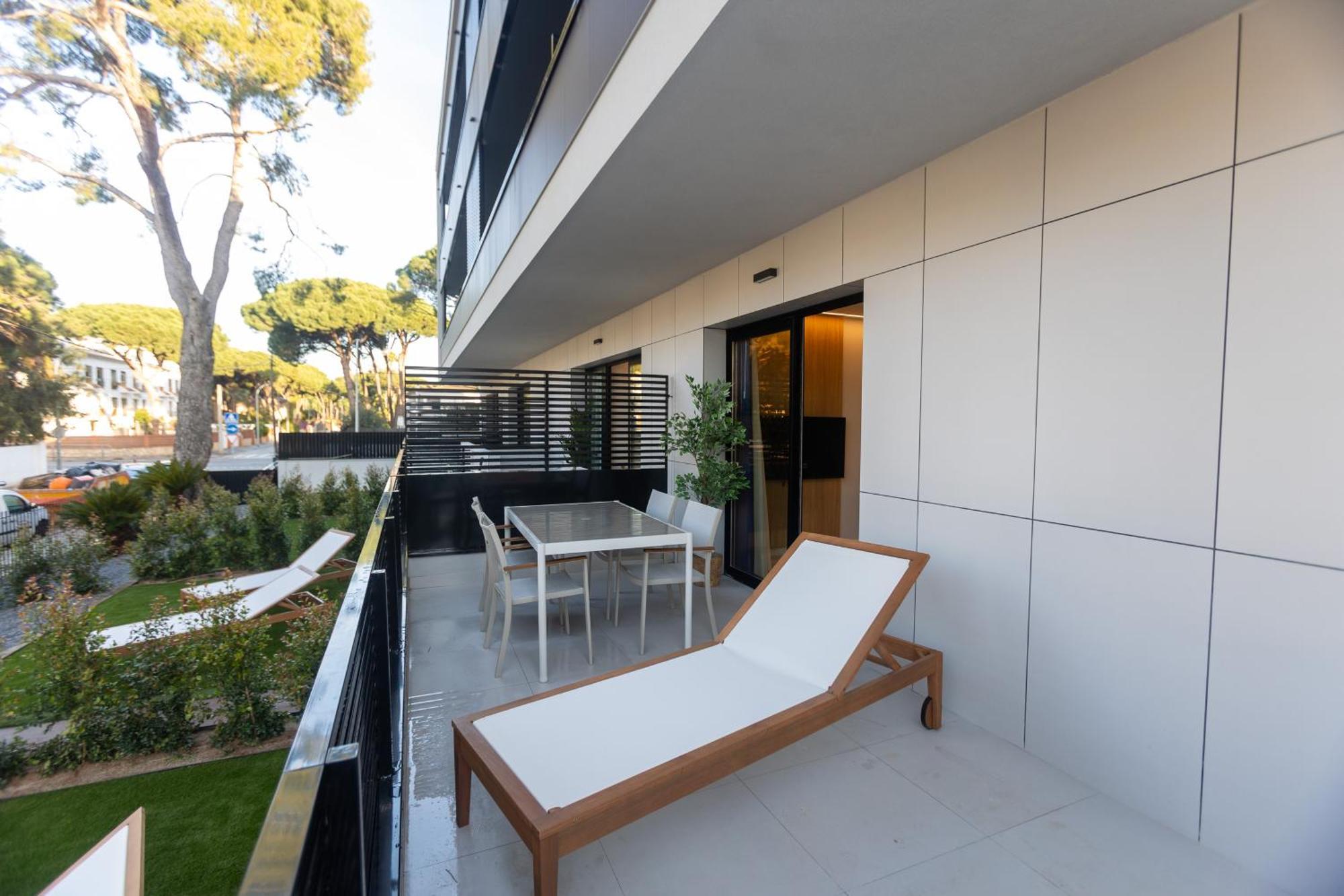 Two-Bedroom Apartment Balcony Terrace