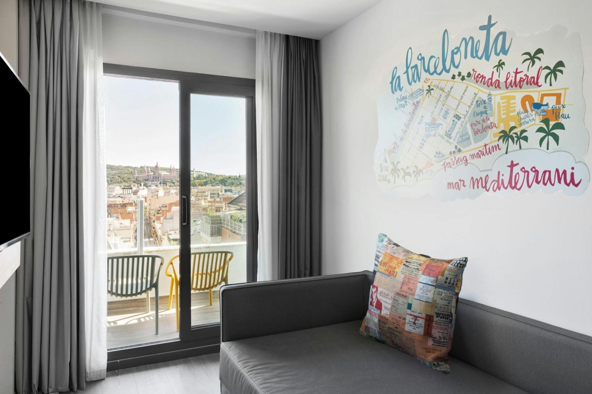 Moxy Double Room Sofa Bed Balcony