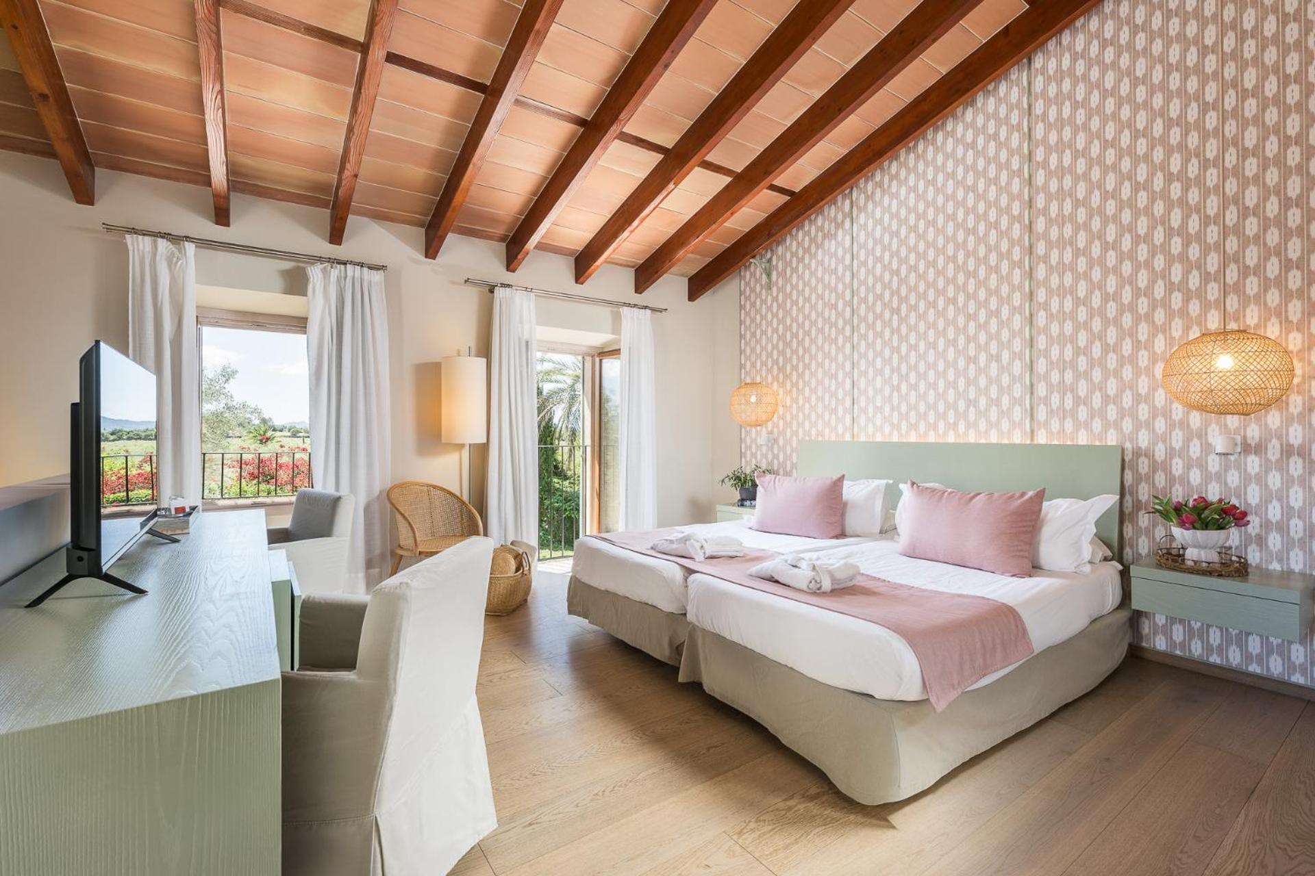 Deluxe Zweibettzimmer mit Terrasse