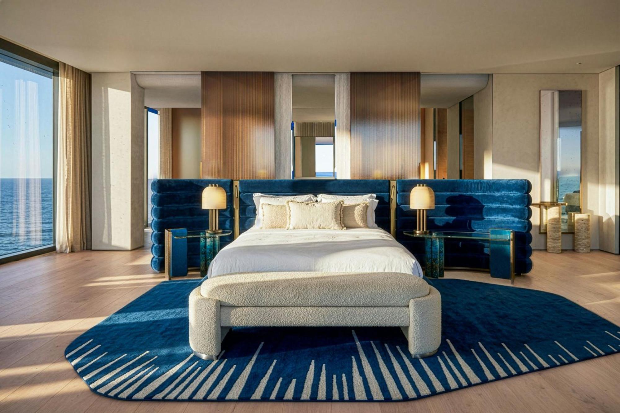 Three-Bedroom Penthouse Presidential Suite Seafront View Terrace